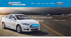 Desktop Screenshot of huoltohamalainen.fi