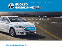 Tablet Screenshot of huoltohamalainen.fi
